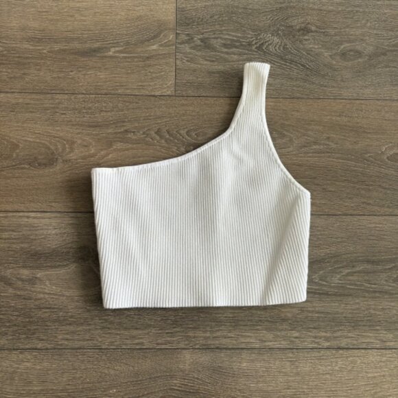 Aritzia Babaton Sculpt Knit One Shoulder Tank - Picture 4 of 9